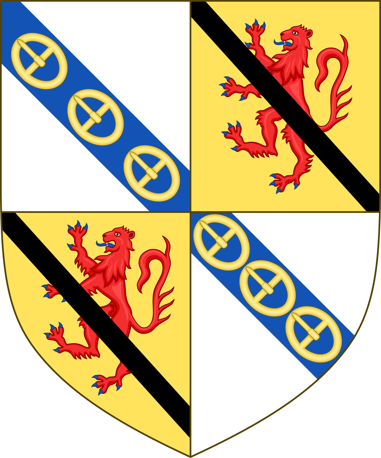 Arms of Leslie, Earl of Rothes