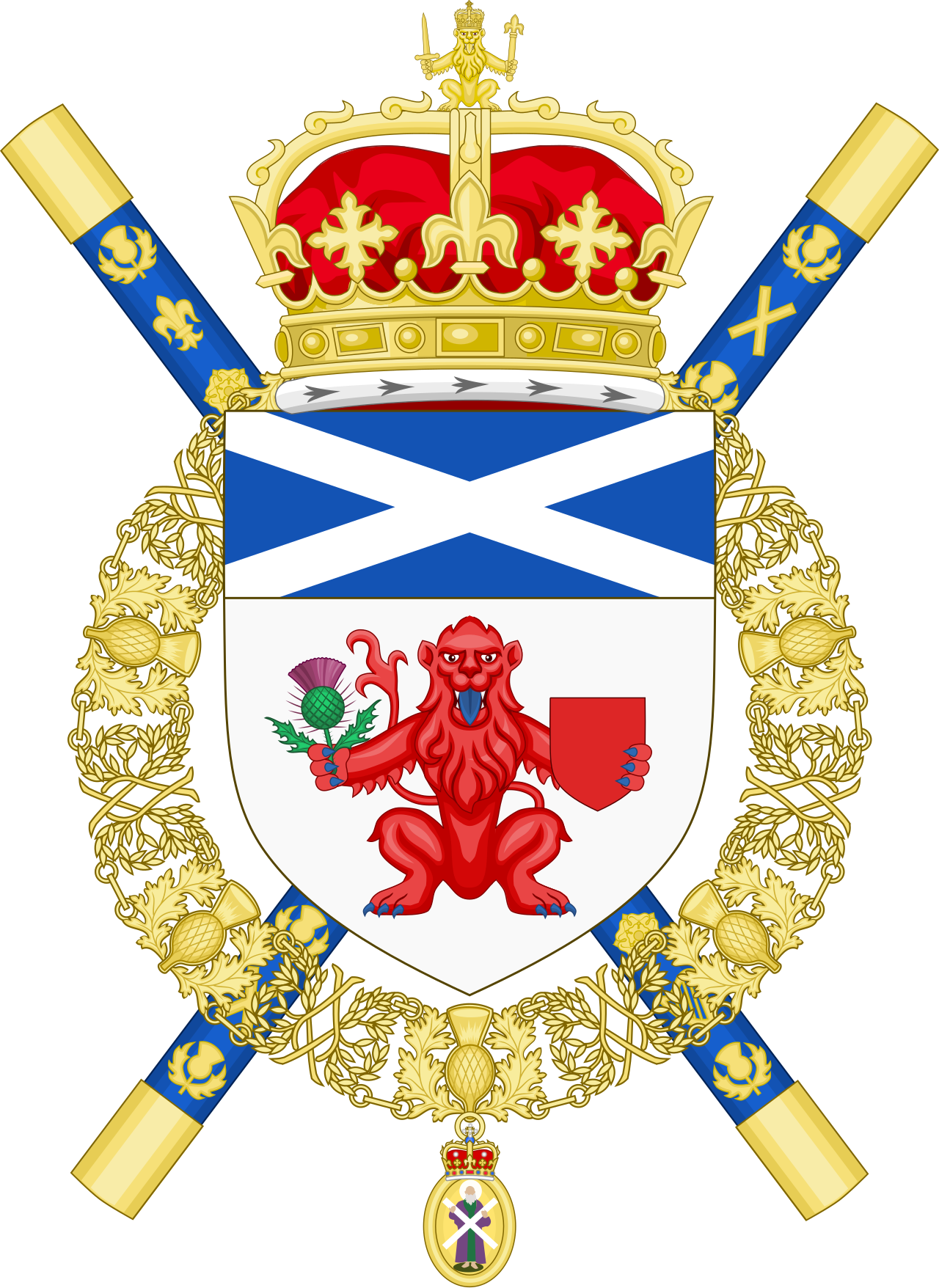 Arms of the Lord Lyon King of Arms
