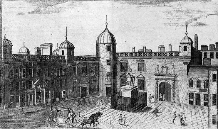 Parliament House, Edinburgh, eighteenth-century engraving